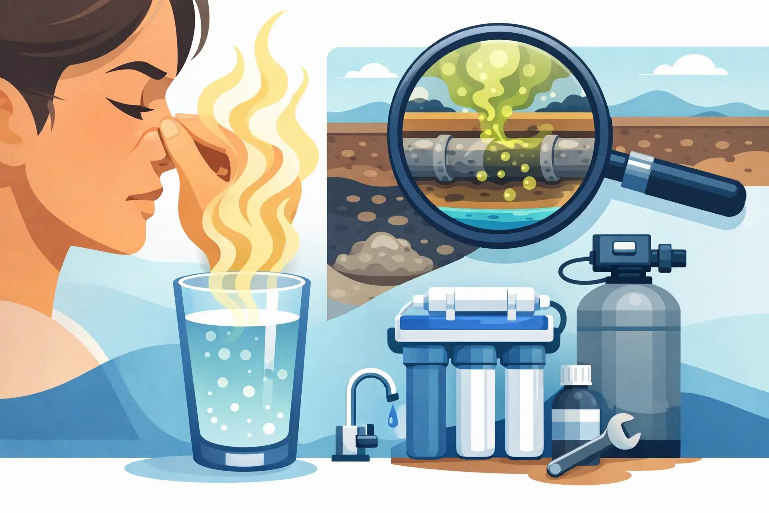 Sulphur Smell in Water: Causes and Fixes