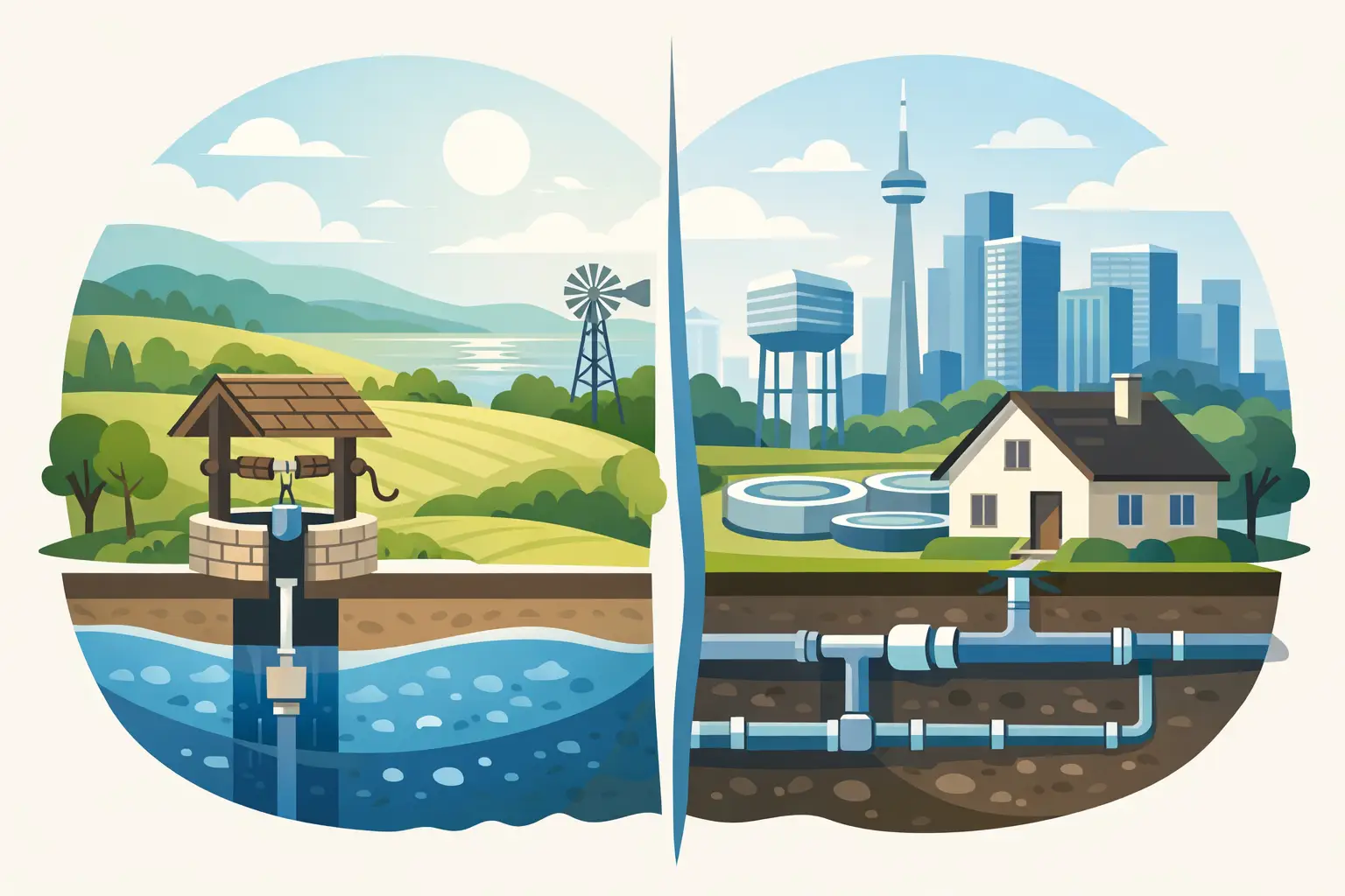 Well Water vs City Water for Ontario Homes