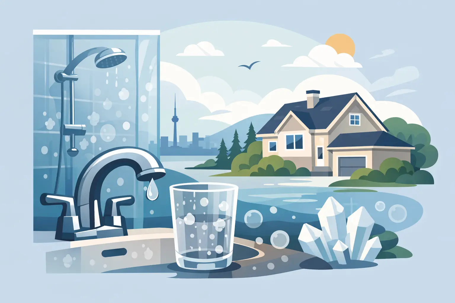 What Causes Hard Water Spots in Ontario Homes?