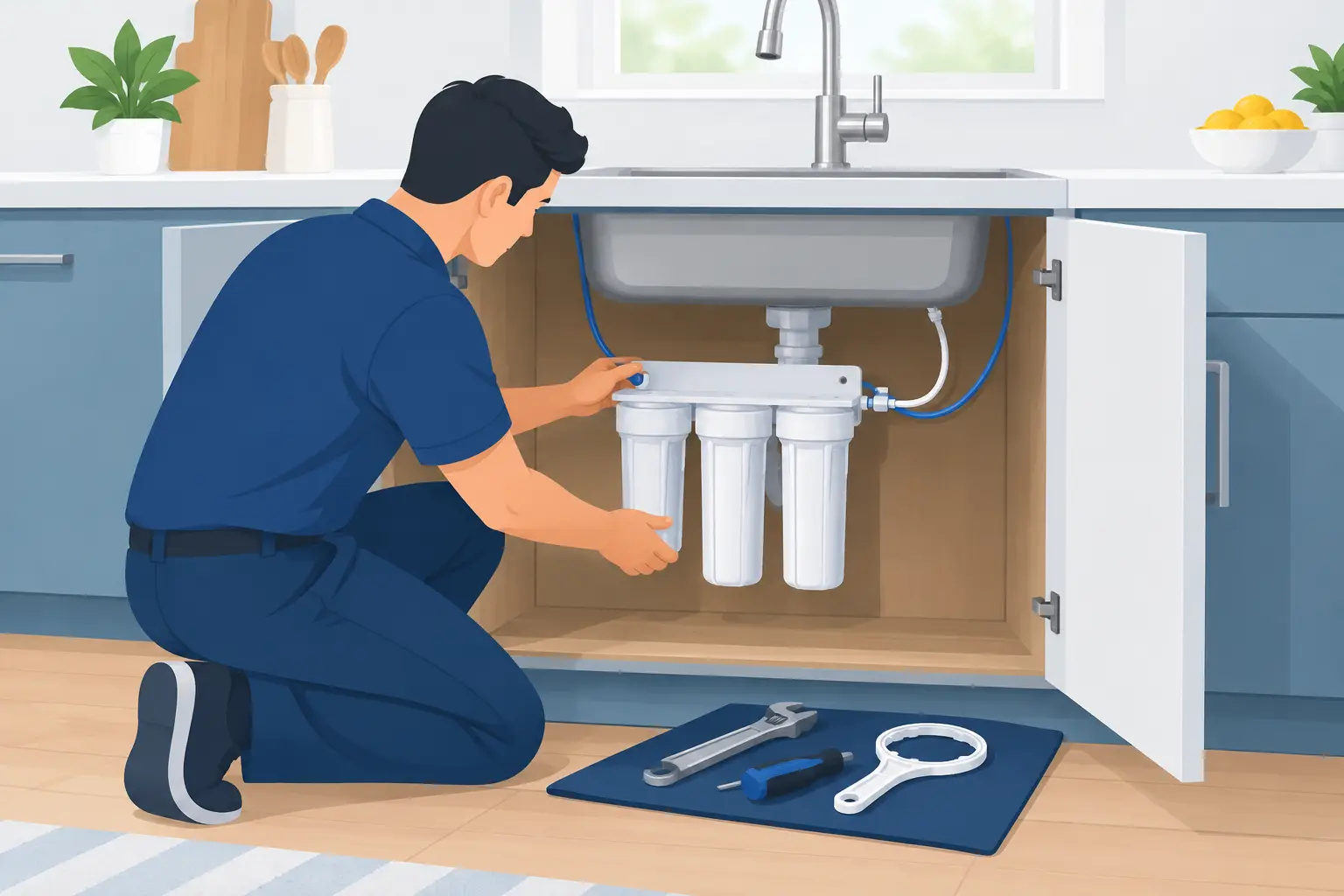 How to Install an Under Sink Filter Safely